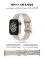 (Only Strap) Hot Engraved Pattern Silicone Band For Apple Watch 49mm 45mm 44mm 40mm 41mm Sport Loop Strap For Iwatch Series 9 8 Ultra 7 6 5 4. 