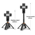 Universal Portable Selfie Stick Tripod Foldable Mini Selfie Stick Phone Tripod Stand With Detachable Wireless Remote Controller. 
