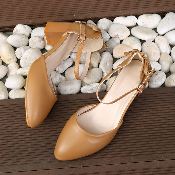 2025%20Spring/Summer%20Hot%20Sale%EF%BC%81Fairy%20Style%20Thin-Strap%20High%20Heels%20-%20Bowknot%20with%20Golden%20Buckle,%20Comfortable%20&%20Versatile%20-%20Image%205