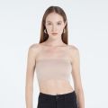 Cherilon cherilon strapless crop top non-slip T-shirt soft and comfortable seamless non-slip, not uncomfortable, black, white, beige, ONIB-VTTSB. 