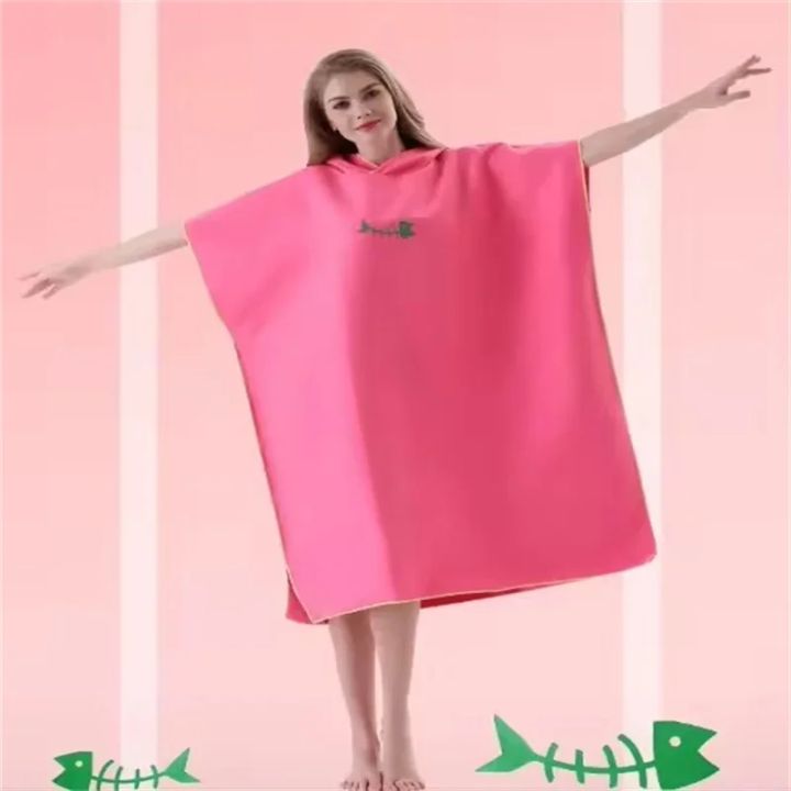 Microfiber%20Hooded%20Towel%20Men%20Women%20for%20Swim%20Beach%20Travel%20Quick%20Dry%20Changing%20Robe%20Cape%20Bath%20Towel%20Bathrobe%20Surf%20Poncho%20Sauna%20Play%20-%20Image%203