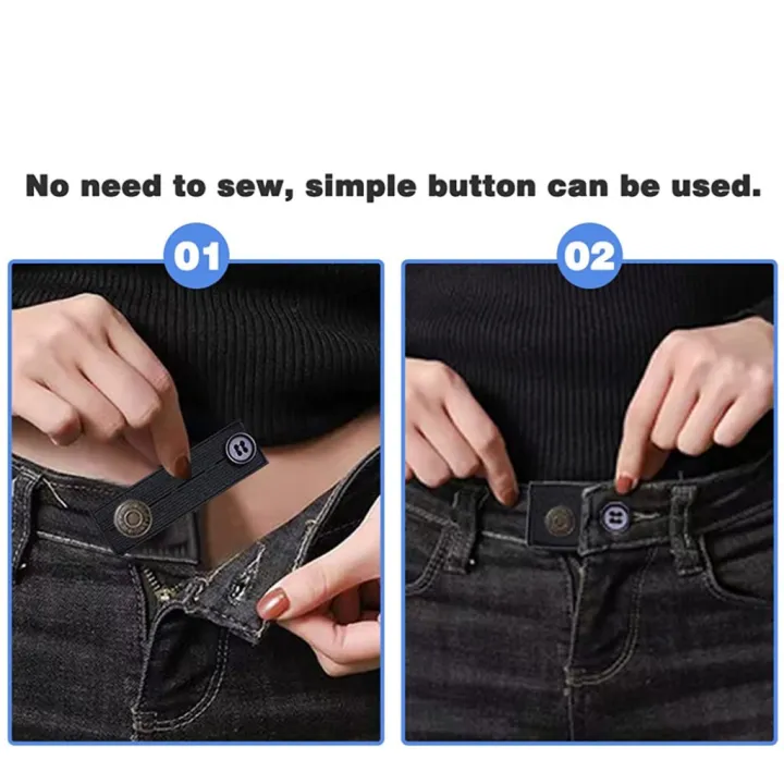 5pcs/lot%20Elastic%20Waist%20Extenders%20Adjustable%20Waistband%20Expanders%20for%20Women%20Men%20Jeans%20Pants%20Button%20Extender%20-%20Image%202