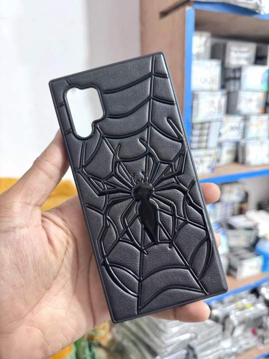 Samsung%20Note%2010%20plus%20/%20Note%2010%20pro%20Artificial%20leather%20and%20spider%20back%20cover%20-%20Image%203