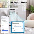 Tuya WiFi/ ZigbeeTemperature Humidity Sensor with External Probe for Smart Life App Alexa  Assistant for Freezer Fish Tank. 