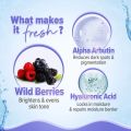 Aqualogica Illuminate+ Dewy Sunscreen SPF 50+ PA++++ with Wild Berries & Alpha Arbutin 80 gm. 