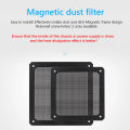 1-2PCS 80mm 90mm 120mm 140mm PC Chassis Cooling Fan Dust Filter Magnet Dustproof Mesh Cover Computer Chassis Net Guard with Hole. 