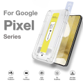 For Google Pixel 6a 7 7a 8 9 8a 9a 10 Pro XL Screen Protector Tempered Glass Protective Easy Install Auto-Dust Removal Kit.