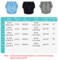 3pcs Solid Color Waterproof iaper for Adults Washable Reusable Diaper Care Pants Leak-proof Pants Waterproof Eldly Diaper Cover. 