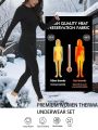 Thermal Underwear for Women Base Layer Cold Weather Thermal Set Long Johns Women Thermal Set.