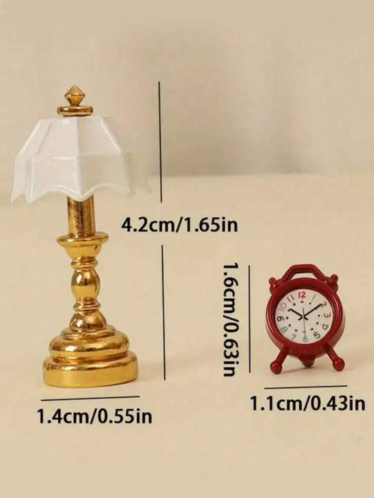 Dollhouse%20Mini%20French%20Table%20Lamp%20with%20Alarm%20Clock,%20Alloy%20Steel%201:12%20Model%20Decor,%20No%20Power%20Required%20for%20Bedroom/Living%20Room%20-%20Image%206