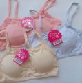 1Pcs Cotton Baby Girl Bras Solid Colour Young Girls. 