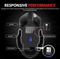 2.4GHz Chargeable Wireless  Gaming Mouse With RGB Lights Optical Mice with USB Receiver and Bluetooth Gamer 3200DPI 6 Buttons Mouse For Computer PC Laptop Accessories. 