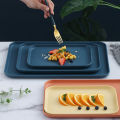 Plastic fast food trays bulk color cafeteria tray hotel restaurant rectangular serving platter. 