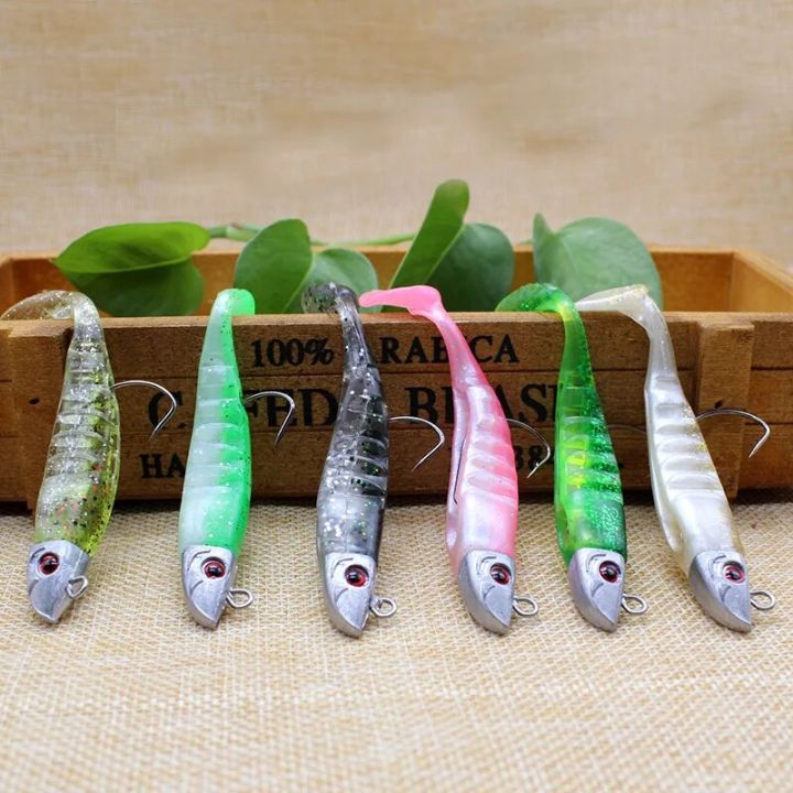 BURLE%2010cm%2015.5g%2013cm%2026g%20T%20Tail%20Soft%20Lure%20Jig%20Head%20Soft%20Fishing%20Lure%20With%20Barbed%20Hook%20-%20Image%202