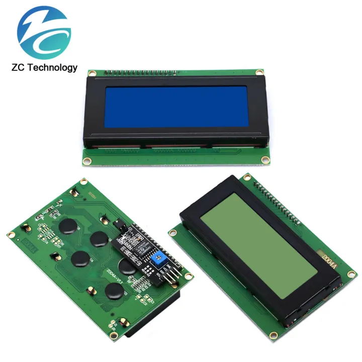 IIC/I2C/TWI 2004 Serial Blue Green Backlight LCD Module for Arduino UNO ...