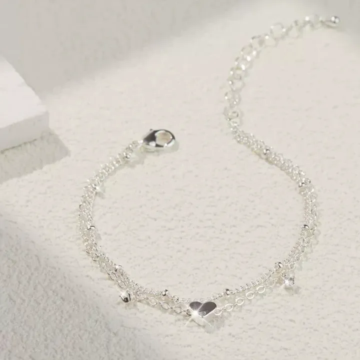 925%20Sliver%20Plated%20CZ%20Anklet%20Bracelets%20for%20Women%20Girl%20Trendy%20New%20Waterproof%20Heart%20Charm%20Dainty%20Layer%20Chain%20Anklets%20Jewelry%20Gifts%20-%20Image%203