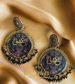 Add Elegent And Classy Touch To Your Special Occasion Sith Our Latest Dangler Earrings A Perfect Combination Of  Resin Art Vinyl And Fabrics. 