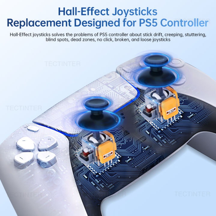 3D%20Analog%20Hall%20Effect%20Joystick%20For%20PS5%20Controller%20Accessories%20Replacement%20Thumb%20Stick%20For%20Playstation%205%20Gamepad%20Repair%20Parts%20-%20Image%204