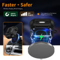 Magnetic Automatic Switch Earphone Cover For Airpods Pro 2 4 ANC Case Full Body Protection Shockproof With Hook Phone Holder Box.