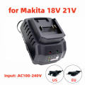 Battery Charger Suitable For Makita 18V 21V Li-ion Battery Portable Fast Charger for Makita Battery Replacement EU Plug US Plug.