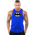 Bodybuilding and fitness summer men's cute and creative teeth printed muscle sportswear sweatshirt sleeveless refreshing vest. 
