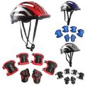 7pcs Children Skating Protector Set Comfortable Shockproof Bike Safety Helmet Knee Elbow Wrist Guard Pad Set for 4-16 Kids. 