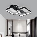 Nordic Remote control led Ceiling Lights Modern Bedroom Ceiling Light 220v Living Room Black dimmable led Ceiling Lamps Lighting. 