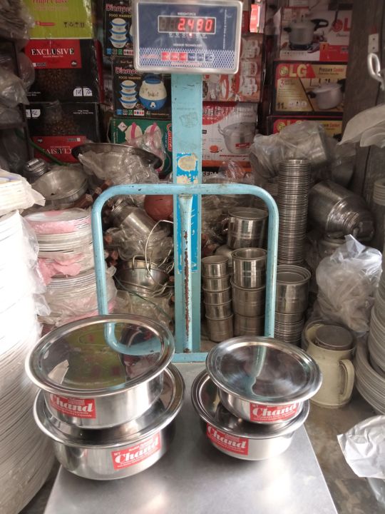 4 Piece Cooking Set Non-Stick Frying Pan with Glass Lid Chef's Essential Skillet Stainless Steel Saucepan with Cover Stockpot