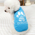 Pet Dog Clothing Summer Soft Polyester Teddy Dog Thin Tank Top Breathable and Cool Dog Cat Clothing Small Dogs T Shirt. 