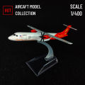 Scale 1:400 Metal Plane Model Miniature FIREFLY ATR72 Aircraft Aviation Replica Diecast Airplane Collection Kids Toy for Boy. 