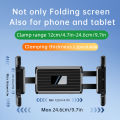 Tripod Monopod Universa Holder Mount,Stand Compatible with 7" - 15" Tablets IPad,4"-7"Folding Screen/Straight Panel Phone.