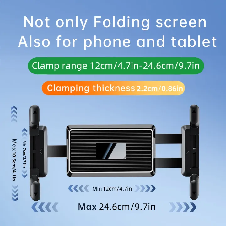 Tripod%20Monopod%20Universa%20Holder%20Mount,Stand%20Compatible%20with%207"%20-%2015"%20Tablets%20IPad,4"-7"Folding%20Screen/Straight%20Panel%20Phone%20-%20Image%203