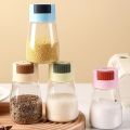 Measureable Salt Control Salt Shaker Kitchen Sealed Seasoning Jars Quantitative Press Seasoning Box Cumin Seasoning Bottle. 