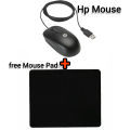 HP USB OPTICAL MOUSE WITH FREE MOUSE PAD. 