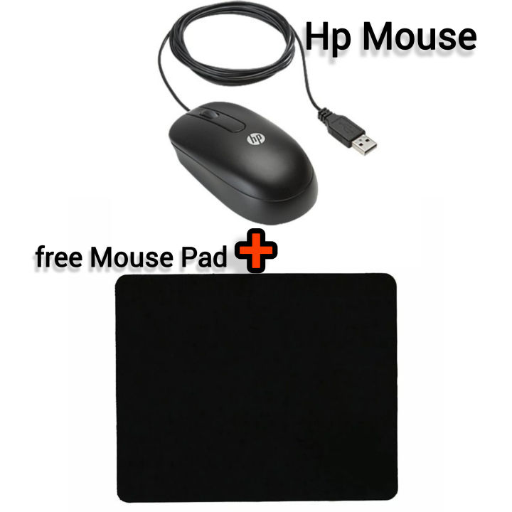 HP USB OPTICAL MOUSE WITH FREE MOUSE PAD