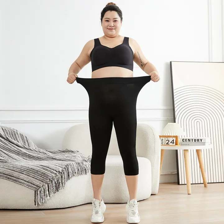 Women Big Size Leggings Black High Stretchy Shorts Outdoor Wearling Casul Sports Tights Ladies Plus Size Modal Leggings