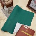 51 x 11.8inch Velvet Book Cloth for Book Binding Fabric Surface Paper Backed Bookcover Notebook Wraps Dark Green Book Covering. 