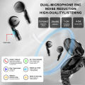 LIGE Men Earphone Smart Watch Bluetooth Call Women Sport Fitness Heart Rate Monitoring Music NFC 2 In 1 TWS Headset Smartwatch.