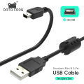 Data Frog USB A to Mini B 5 Pin Cable High-Speed Charger & Data Transfer Line for GP2X F200/Wiz PS3 Controller PSP Series NDSi. 