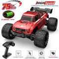 KF18 1:14 4WD RC Car Off-Road Racing High Speed Brushless Motor 2.4G Remote Control Cars Truck 75km/H Truck With LED Light Toy. 