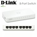 Gigabit switching hub 8 Port D-LINK DGS-1008A (5 ") 10/100/1000 / 5" / 8 ports. 