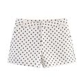 HH Elegant Women's Polka Dot Jackets Shorts Sets 2025 Stand Collar Drawstring Jacket+High Waist Shorts Lady Street Outfits.