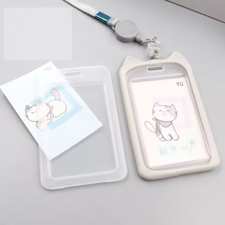 Cat%20Ear%20Card%20Holder+Retractable%20Reel%20Lanyard%EF%BC%8CWork%20ID%20Card%20Holder%20Campus%20Card%20Neck%20Lanyard%20Badge%20Holder%20Protective%20Cover%20-%20Image%206