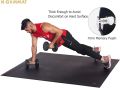 Gxmmat Large Exercise Mat 6'x4'x7mm, Thick Workout Mats for Home Gym Flooring, Extra Wide Non-Slip. 