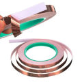 Copper Tape Double-Sided Conductive Copper foil tape for Stained Glass Conductive Tape for Guitar EMI Shielding Crafts. 