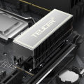 TEUCER Aluminum M.2 SSD Cooler Double Copper Tube Radiator 2280 Solid State Drive Heat Sink. 