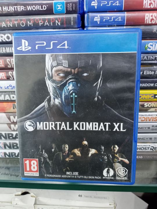 PS4 dvd Mortal Kombat XL Playstation 4 game MK XL