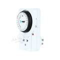 24-hour multifunction timer with 3-pin power plug 15A 220V Toshino brand model TS-MT3. 
