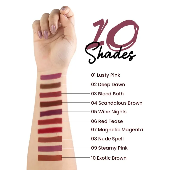 MARS%20Matte%20Lip%20Liner%20%7C%20One%20Swipe%20Smooth%20Application%20%7C%20Long%20Lasting%20Lip%20Pencil%20(1.4gm)%20-%20Image%204