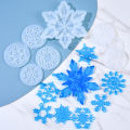 DIY Snowflake Series Silicone Mold Christmas Tree Pendant Earring Jewelry Ornaments Crystal Epoxy Resin Mold Party Craft Gift. 